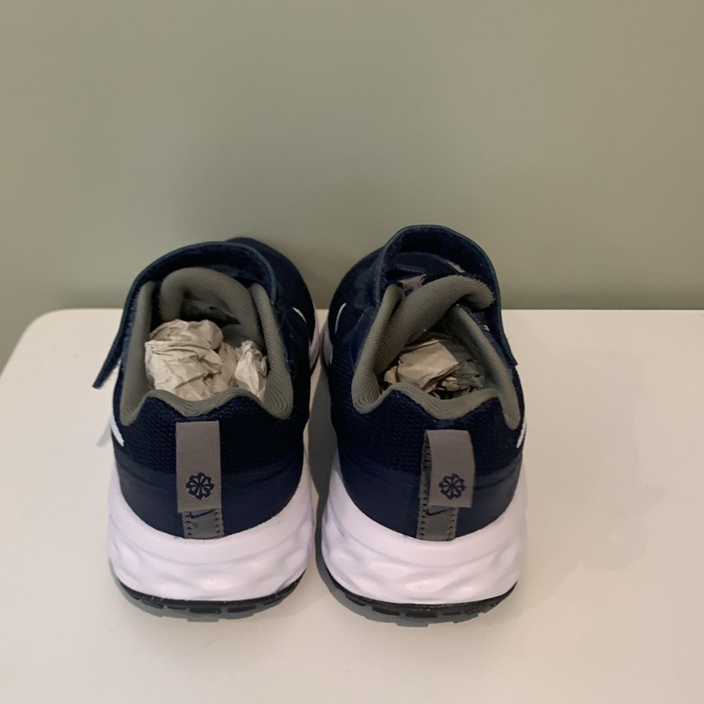 Nike Kids Sneakers - Dark Blue and White - Picture 2 of 4